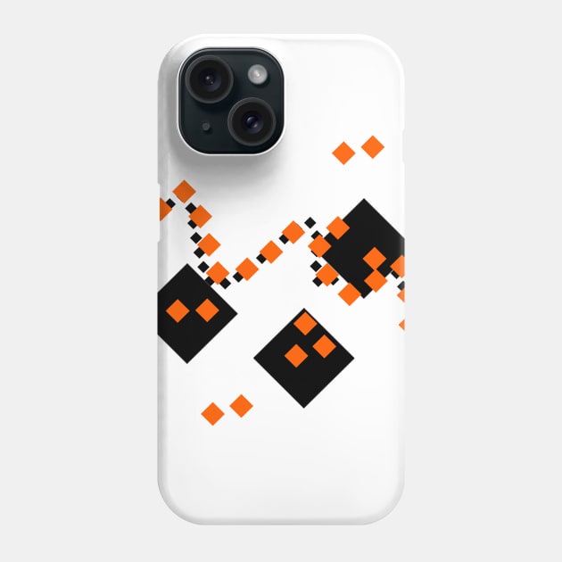 Black and Orange Phone Case by igmonius