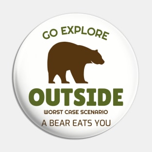 Go Explorer, Worst Case Scenario A Bear Eats You Pin