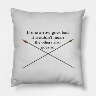 Bad arrows are normal Pillow