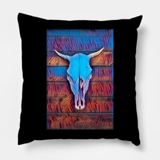 Cow skull Pillow