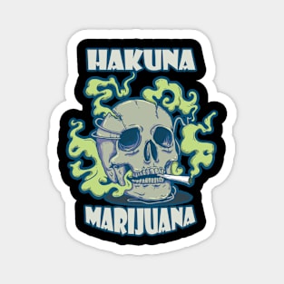 Hakuna Marijuana Funny Weed Smoking Pothead THC Magnet