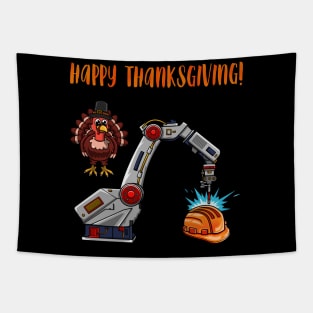 Robot Arm #2 Thanksgiving Edition Tapestry