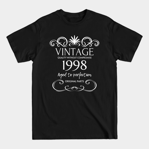 Discover Vintage 1998 - Birthday Gift For Men - Vintage 1998 - T-Shirt