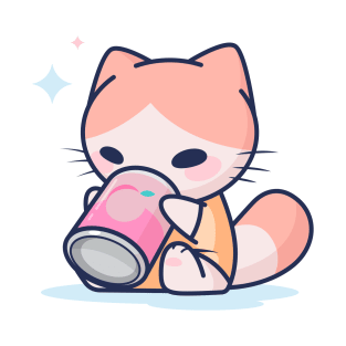 Peach Milk Kitty T-Shirt