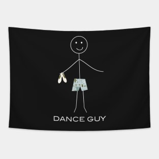 Funny Mens Dance Ballet Design Tapestry