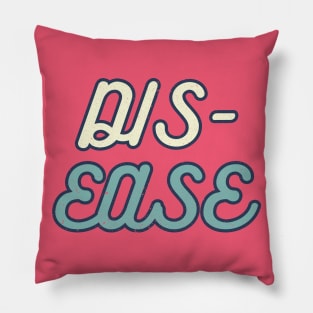 BTS song title Dis ease typography Pillow