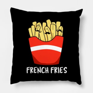 French Fries Cute Food Pun Pillow