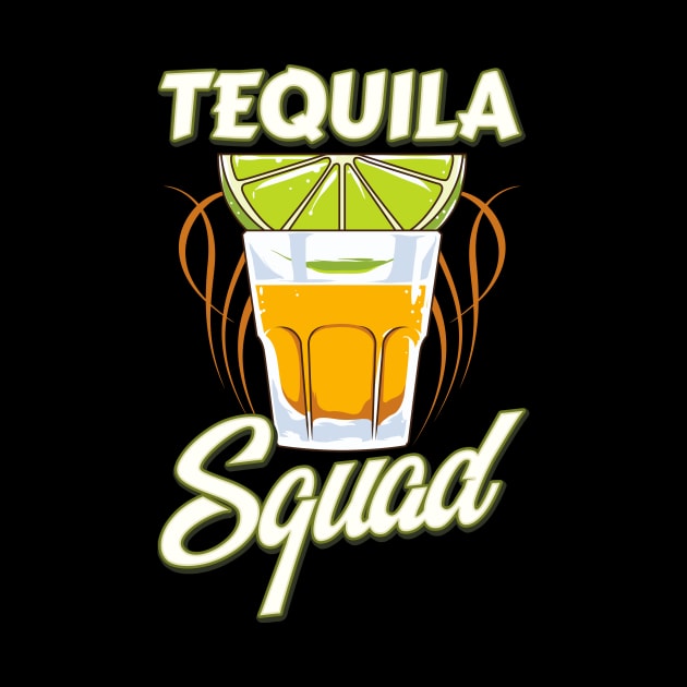 Cute & Funny Tequila Squad Margarita Drinking by theperfectpresents