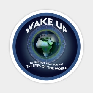 Eyes of the world Planet with Grateful Dead lyric Magnet