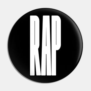 RAP bold logo Pin