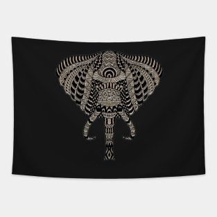 Elephant zentangle Tapestry