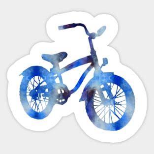 Sticker bike MTB reflective stains spots blue macchie blu adesivi