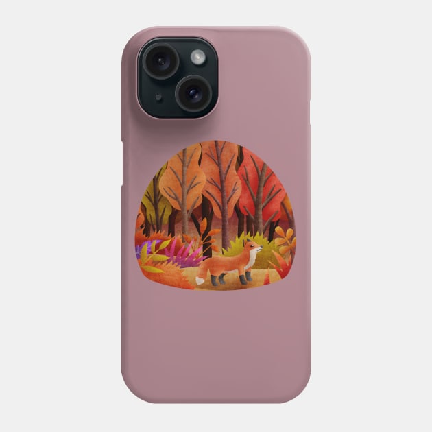 Fox in the forest Phone Case by CleanRain3675