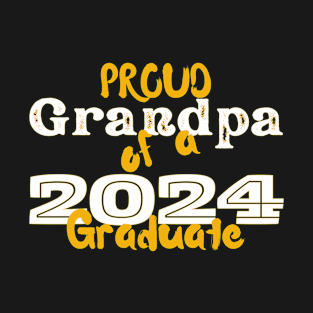 Proud Grandpa Of A 2024 Graduate T-Shirt