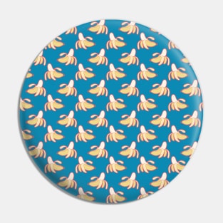 Peeled Banana Blue Pattern Pin