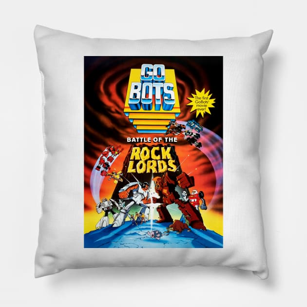 Battle of the Rock Lords (1986) Pillow by Scum & Villainy