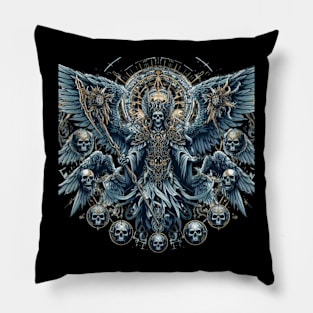 Angel Skull Pillow