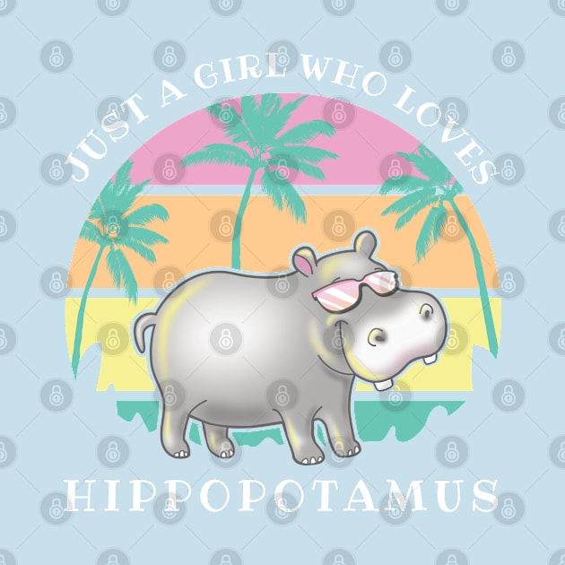 Hippopotamus Girl loves hippos by PnJ