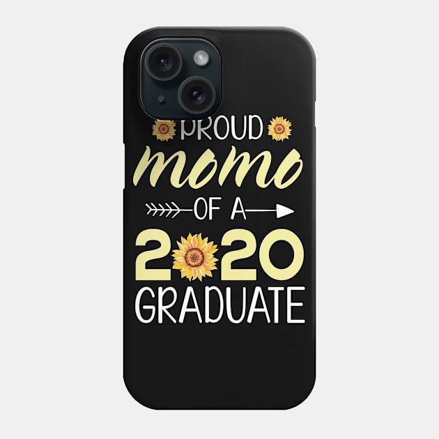 Sunflowers Proud Momo Of A 2020 Graduate Senior Student Happy Class Of School Last Day Of School Phone Case by bakhanh123