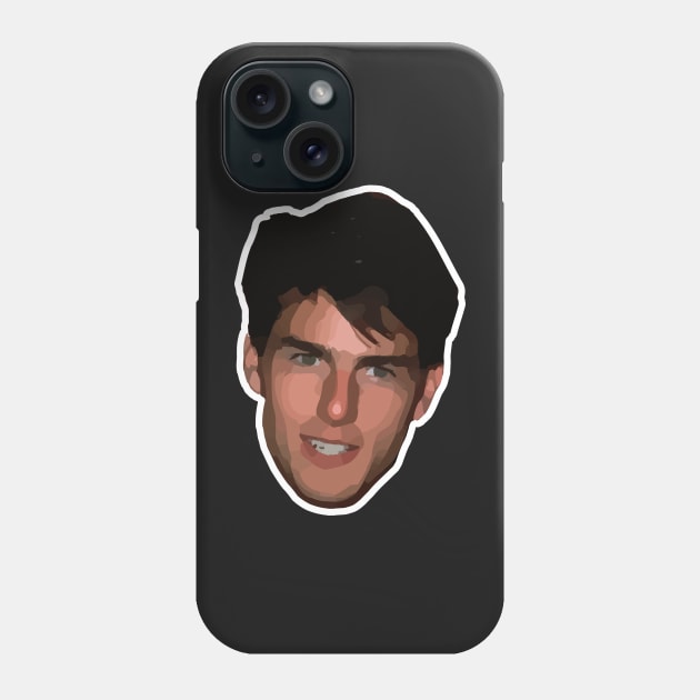 Young Tom Cruise Phone Case by Playful Creatives