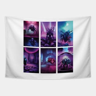 Darkside of the Planet Crawfish C246 Tapestry