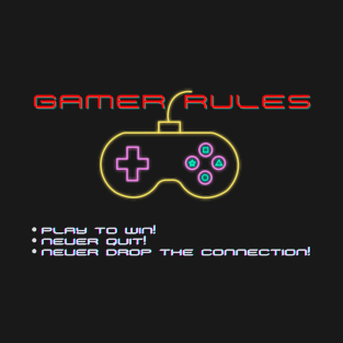 Gamer Rules Design T-Shirt