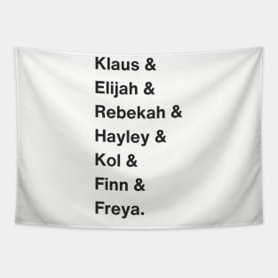 The Originals Character Names Tapestry