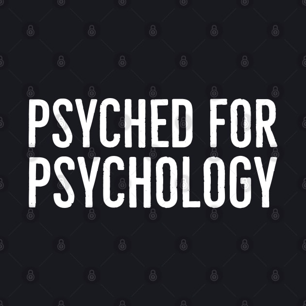 Psyched For Psychology by Suzhi Q