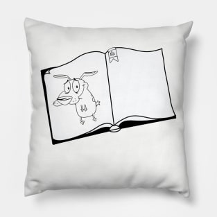 Courage the cowardly dog Pillow