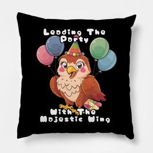 Eagle Leading The Party Pillow