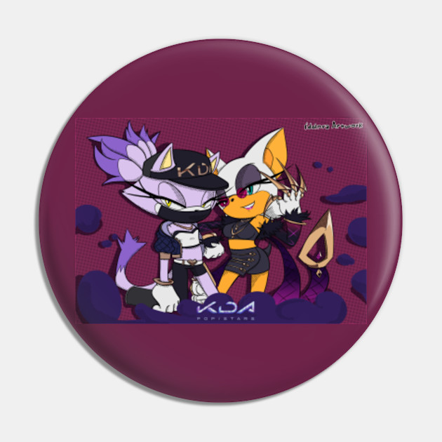 Blaze And Rouge Kda Blaze The Cat Pin Teepublic