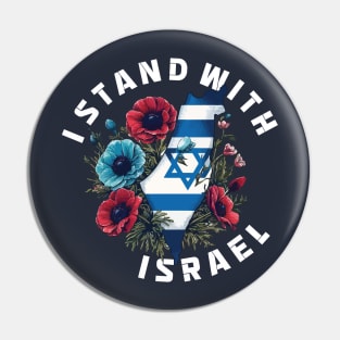 I stand for israel 2023 Pin