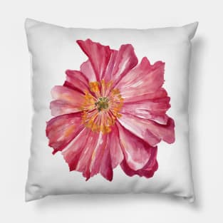 Pink Poppy Pillow