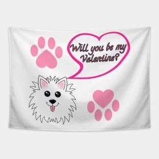 Will you be my Valentine? Pattern Tapestry