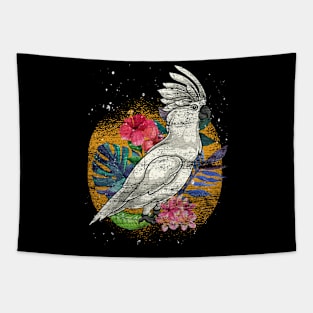 Parrot Lover Tropical Bird Animal Pet Cockatoo Tapestry