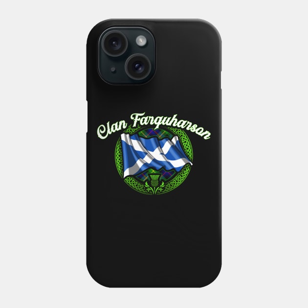 Scottish Flag Clan Farquharson Phone Case by Celtic Folk