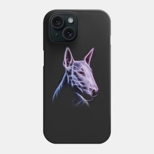 Bull Terrier CyberPunk Portrait Loft and Spiritual Style Phone Case