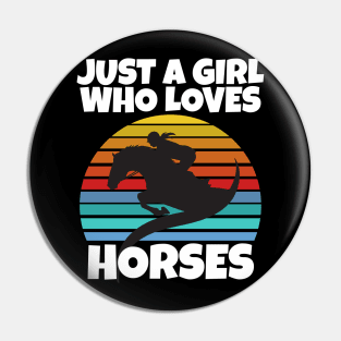 Just a girl who loves horses Pin