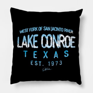 Lake Conroe, Texas, Lake and Sky Pillow