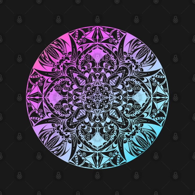 Multicolored Mandala by Trizi‘s Art