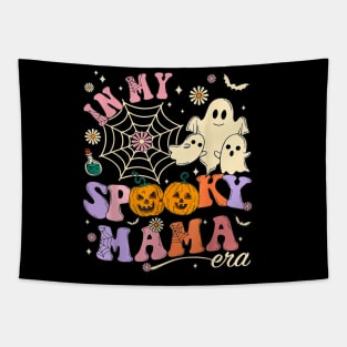 In My Spooky Mama Era Lover Funny Groovy Retro Tapestry