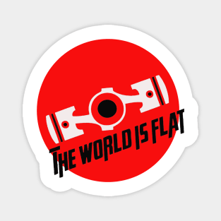 the world is flat Magnet