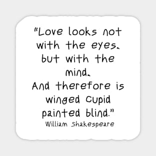 quote William Shakespeare Magnet