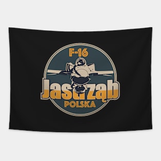 F-16 Jastrzab Tapestry