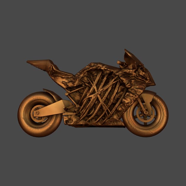 Undead Motorcycle by chaitanyak