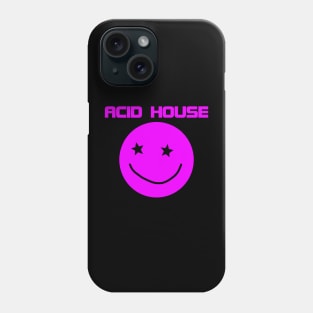 ACID HOUSE MUSIC - collector from the 90s pink fluo edition Phone Case