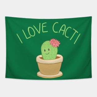 I Love Cacti Tapestry