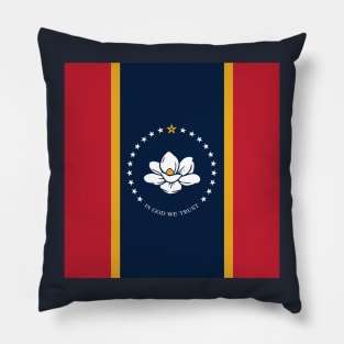 Mississippi Flag, USA. new 2020 Pillow