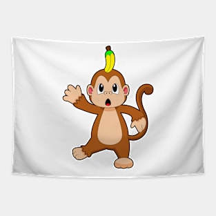 Monkey Banana Balancing Tapestry