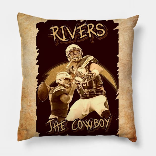 Philip Rivers Pillow by NFLAuthority 